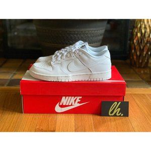 Size 8.5 W Nike Dunk Low "Triple White"